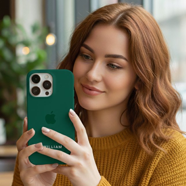 Personalisiert grünes iPhone Case mit benutzerdefi (Von Creator hochgeladen)