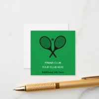 Personalisiert grünes Tennisschläger