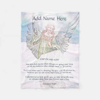 Personalisiert Guardian Angel Blanket Fleecedecke