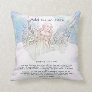 Personalisiert Guardian Angel Blanket Kissen