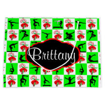 PERSONALISIERT GYMNASTICS CHRISTMAS GIFT BAG