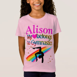 PERSONALISIERT GYMNASTICS GIRL T SHIRT