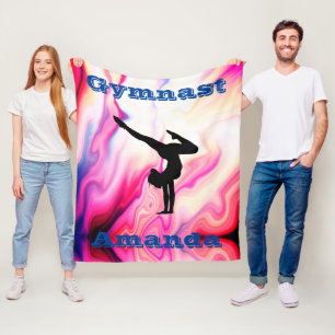 Personalisiert Gymnastik Fleece Blanket für Mädche