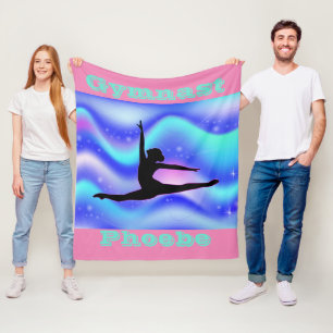 Personalisiert Gymnastik Fleece Blanket für Mädche