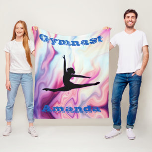 Personalisiert Gymnastik Fleece Blanket für Mädche