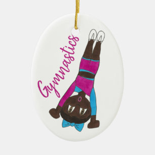 Personalisiert Gymnastik Gymnastik Gymnastik Gymna Keramikornament