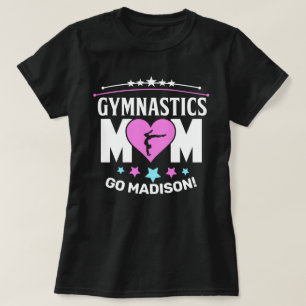 Personalisiert Gymnastik Mama T - Shirt