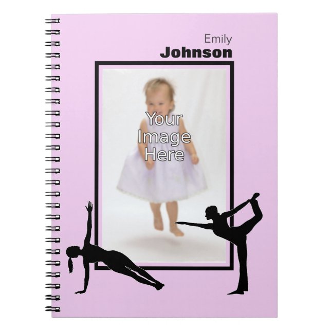 Personalisiert Gymnastik Notepad Notizblock (Vorderseite)