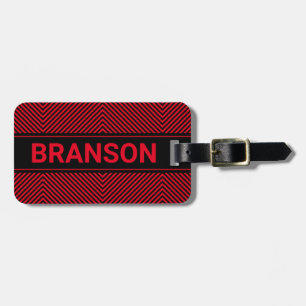 Personalisiert H Bar Red ED Gepäckanhänger