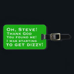 Personalisiert haben Sie Gepäckmarken gefunden Gepäckanhänger<br><div class="desc">Fügen Sie Ihren Namen hinzu.</div>