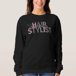 Personalisiert-Hair-Stylist Sweatshirt