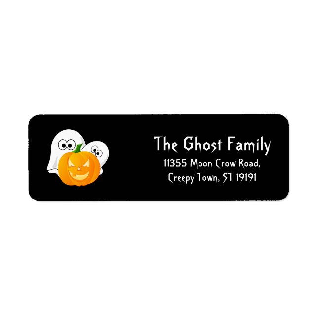 Personalisiert Halloween Ghosts Pumpkin (Vorne)