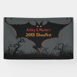Personalisiert-Halloween-Party-Banner Beängstigend Banner
