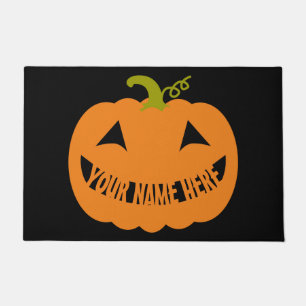 Personalisiert Halloween Pumpkin Fußmatte