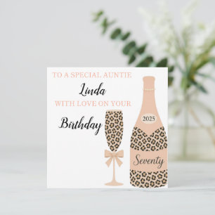 Personalisiert Handmade Geburtstag Karte