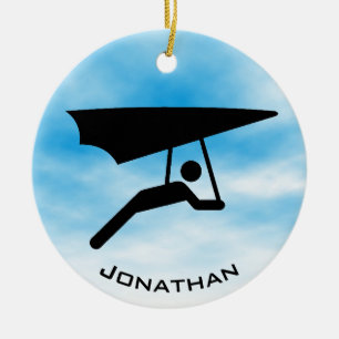 Personalisiert Hang Gliding Ornament