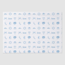 Personalisiert Hanukkah Preppy Sweet Seidenpapier
