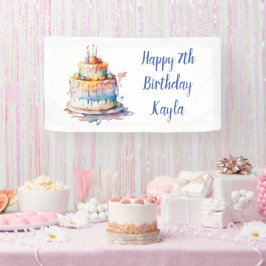 Personalisiert Happy Birthday Banner