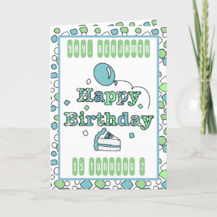 Personalisiert Happy Birthday Card Karte