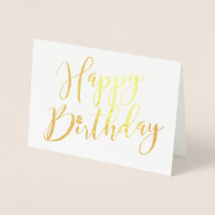 Personalisiert Happy Birthday Cupcake Folienkarte