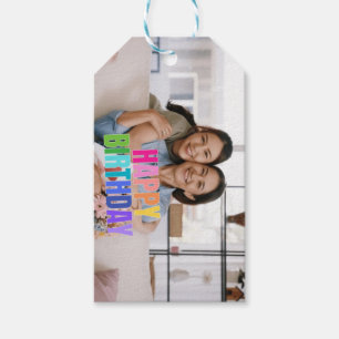 Personalisiert Happy Birthday Foto Name Quotes Geschenkanhänger