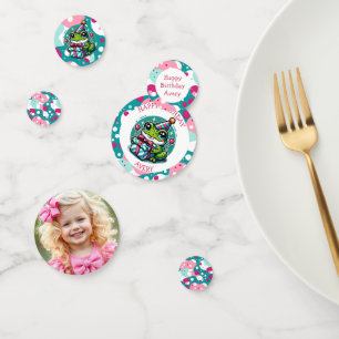 Personalisiert Happy Birthday Frog Themed Konfetti