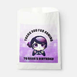Personalisiert Happy Birthday Gaming Thema Lila Geschenktütchen