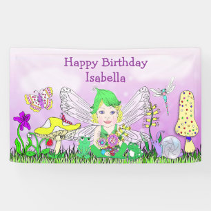 Personalisiert Happy Birthday Mairy Tale Themed Banner