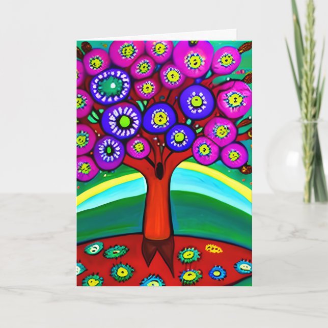 Personalisiert Happy Birthday Mama Karte (Vorderseite)