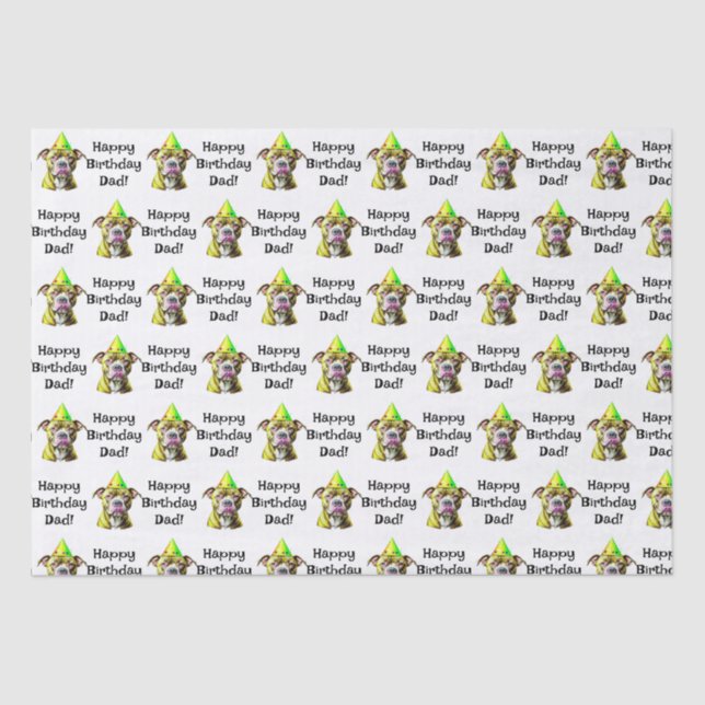 Personalisiert Happy Birthday (Name hinzufügen) Pi Seidenpapier (Vorderseite)