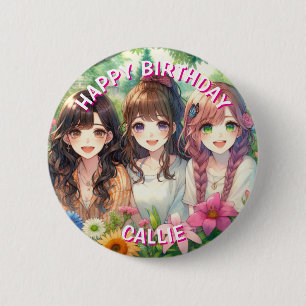 Personalisiert Happy Birthday Party Button