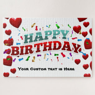 Personalisiert Happy Birthday Puzzle