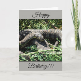 Personalisiert Happy Birthday Snake Card Karte