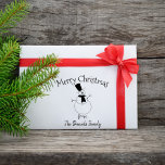 Personalisiert Happy Christmas Snowman Gummistempel<br><div class="desc">Machen Sie Ihr Weihnachtsgeschirr mit einer niedlichen Weihnachtsweihnachtsfeier zu einem besonderen Erlebnis.</div>