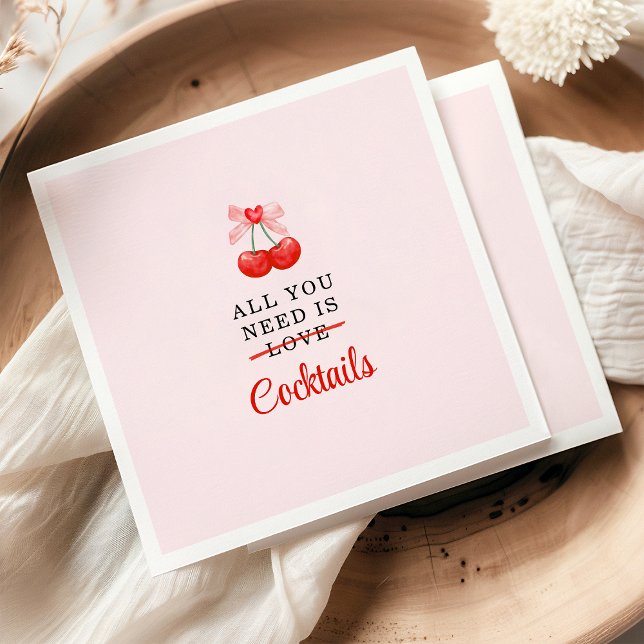 Personalisiert Happy Galentine's Day Party Serviette (Von Creator hochgeladen)