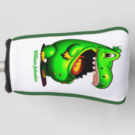Personalisiert Happy Gator Golf Putter Cover Headcover