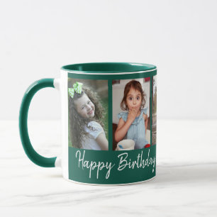 Personalisiert Happy Geburtstag 5 Foto Collage Gre Tasse