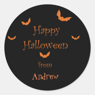Personalisiert Happy Halloween Stickers