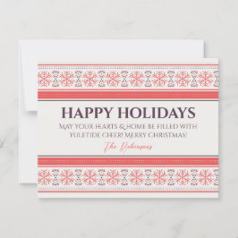 Personalisiert Happy Holiday Card Feiertagskarte