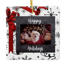 Personalisiert Happy Holidays Themenabend Ornament