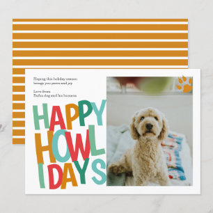 Personalisiert Happy Howlidays Dog Weihnachten