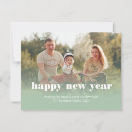 Personalisiert Happy New Years Card Mitteilungskarte