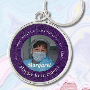 Personalisiert Happy Nurse Retirement Geschenke Vi Schlüsselanhänger