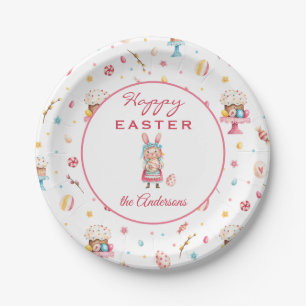 Personalisiert Happy Oaster 9" Round Paper Teller