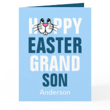 Personalisiert Happy Oaster Bunny Grandson
