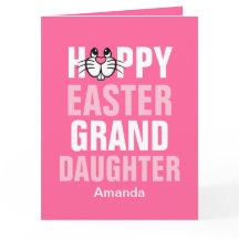 Personalisiert Happy Oaster Bunny Grandtochter