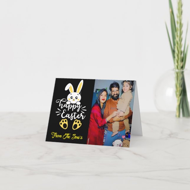 Personalisiert Happy Oaster Gruß | Kundenspezifisc Feiertagskarte (Vorderseite)