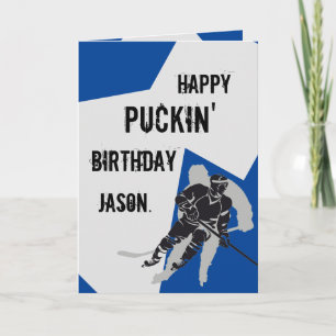 Personalisiert Happy Puckin' Geburtstagskarte Karte