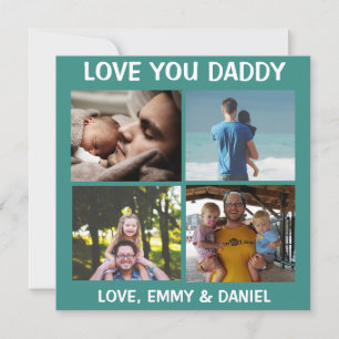 Personalisiert Happy Vatertag Liebe Sie Foto