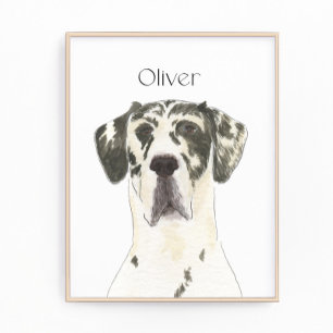 Personalisiert Harlequin Art Fotodruck